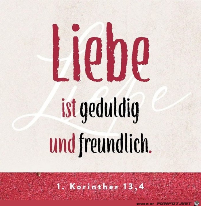 1. Korinther 13 4 1. Korinther 13 4
