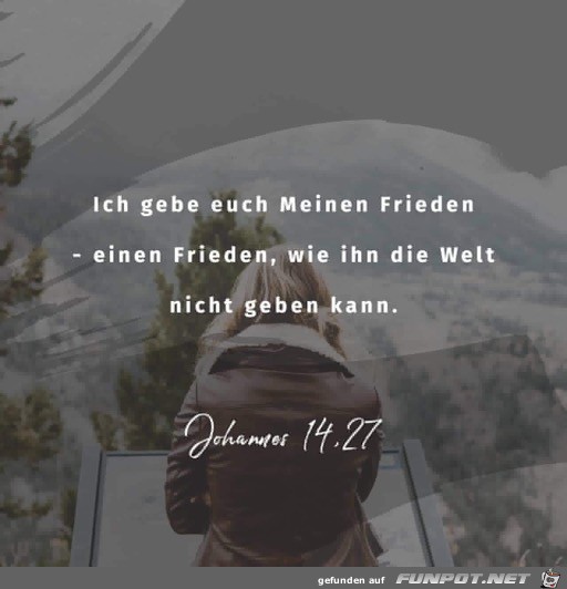 Johannes 14 27 Johannes 14 27