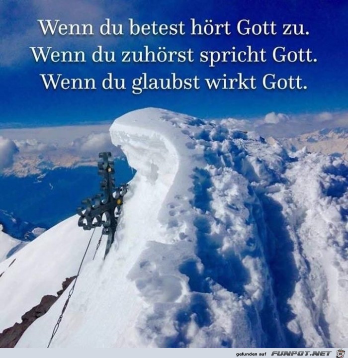 wenn du betest wenn du betest
