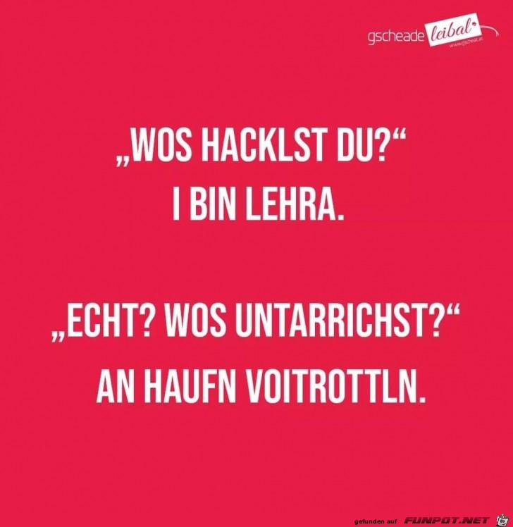 wo hacklst du wo hacklst du