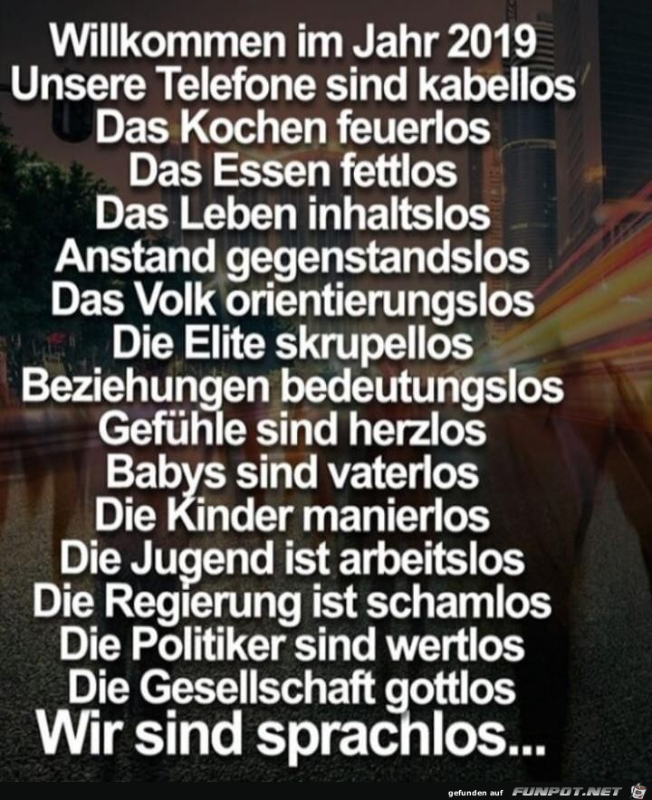 Das Jahr 2019 Das Jahr 2019