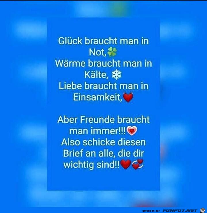 Glück braucht man... Glück braucht man...
