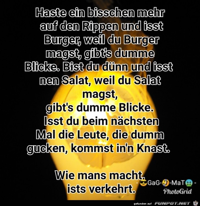 Komische Blicke