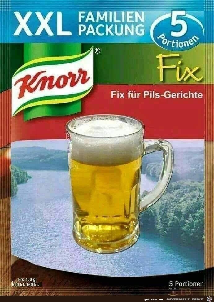 Fix fr Pils-Gerichte