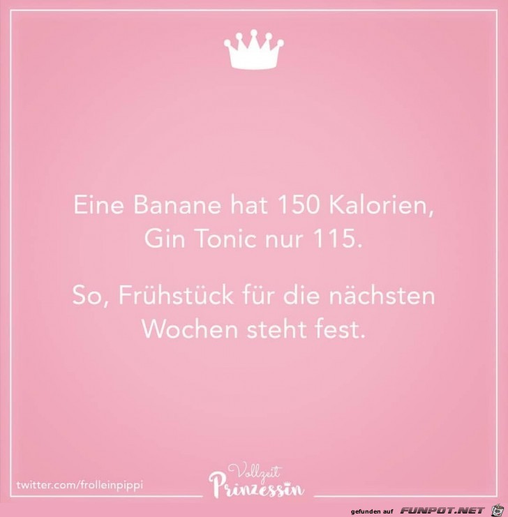 Banane oder Gin Banane oder Gin