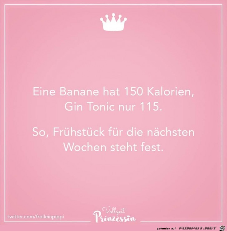 Banane oder Gin