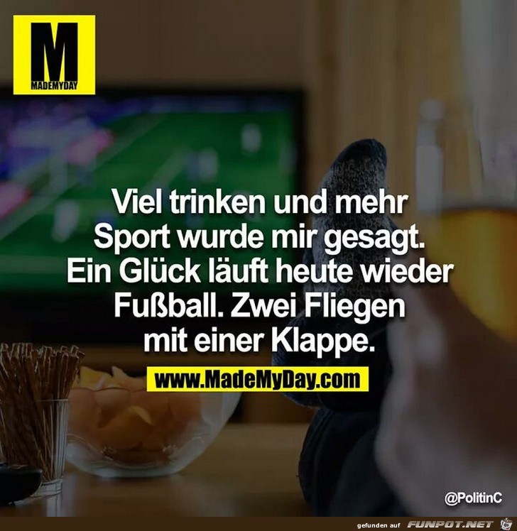 2 Fliegen mit einer Klappe 2 Fliegen mit einer Klappe
