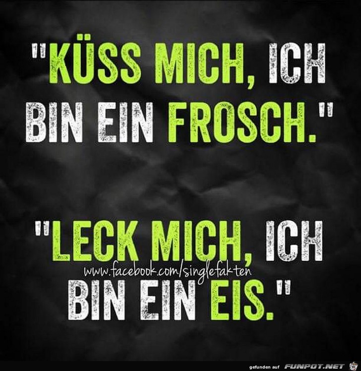 Ich bin ein Frosch Ich bin ein Frosch