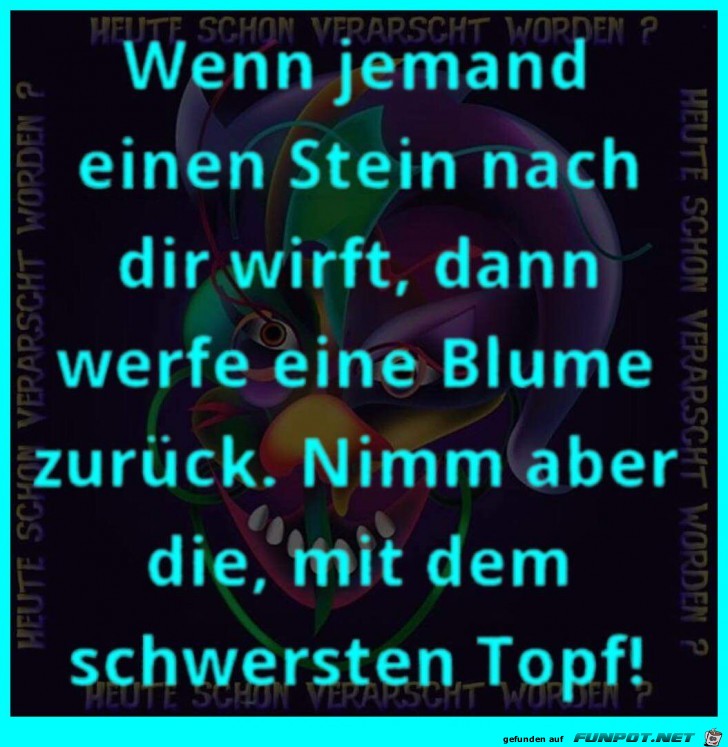 Stein werfen Stein werfen