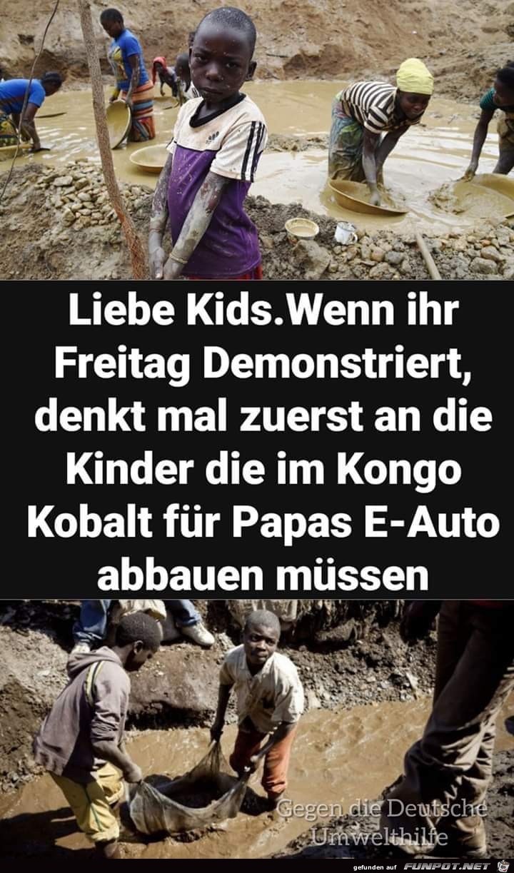 Kinder bei Freitags Demo sollten umdenken