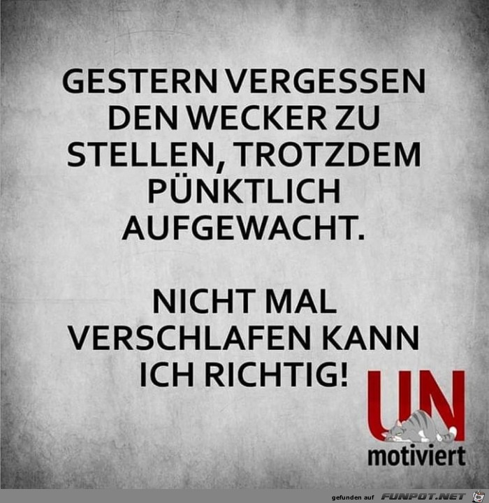 Verschlafen Verschlafen