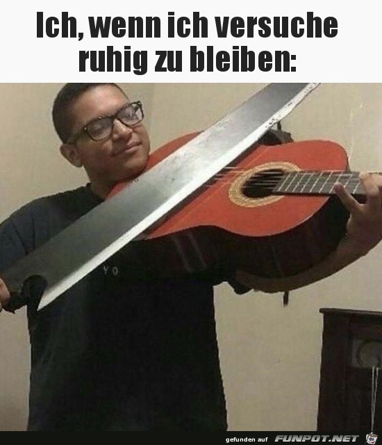 Ruhig bleiben