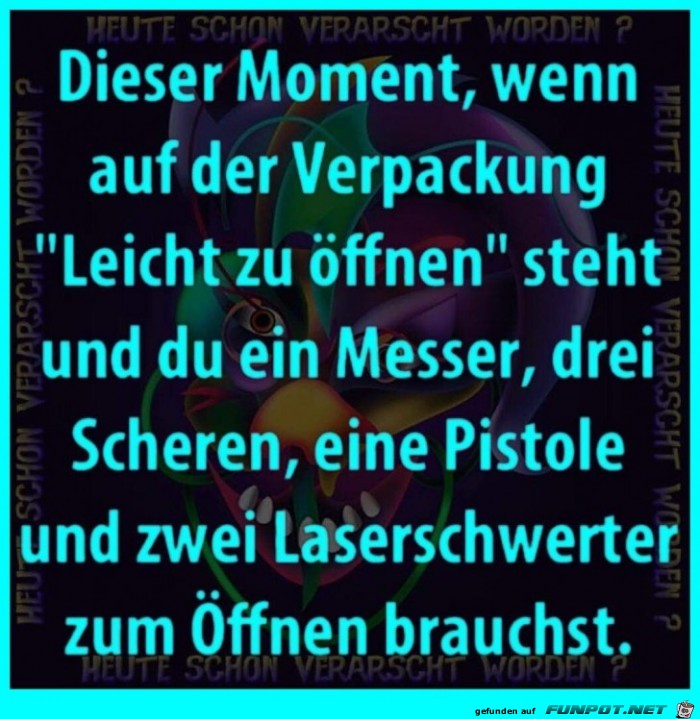 Leicht zu öffnen Leicht zu öffnen