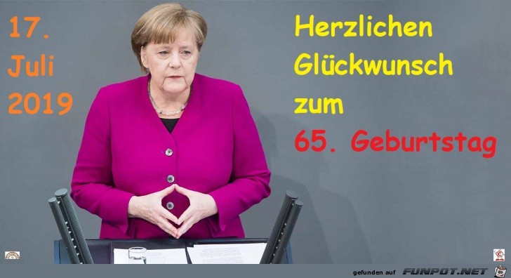 Merkels Geburtstag