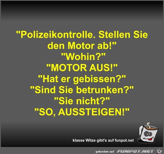 Polizeikontrolle