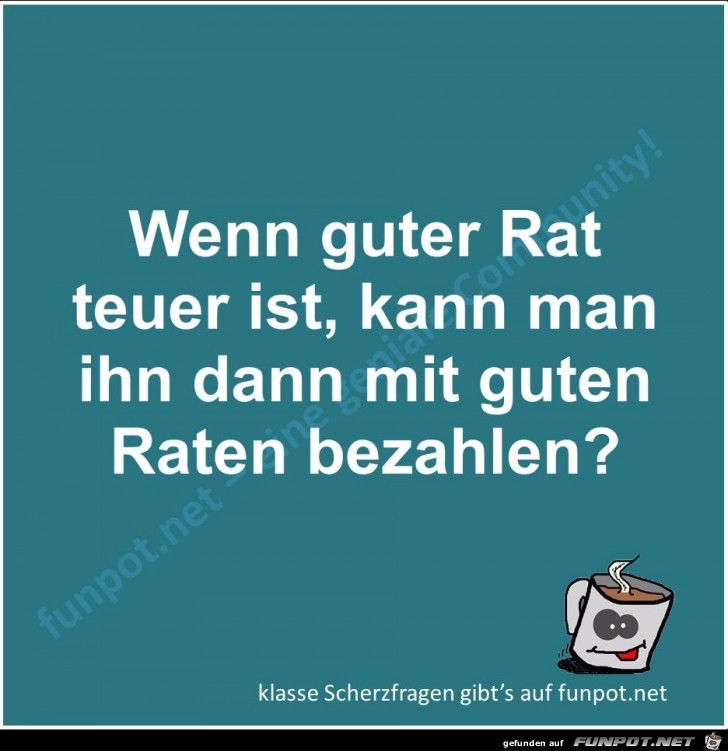 Scherzfrage Scherzfrage