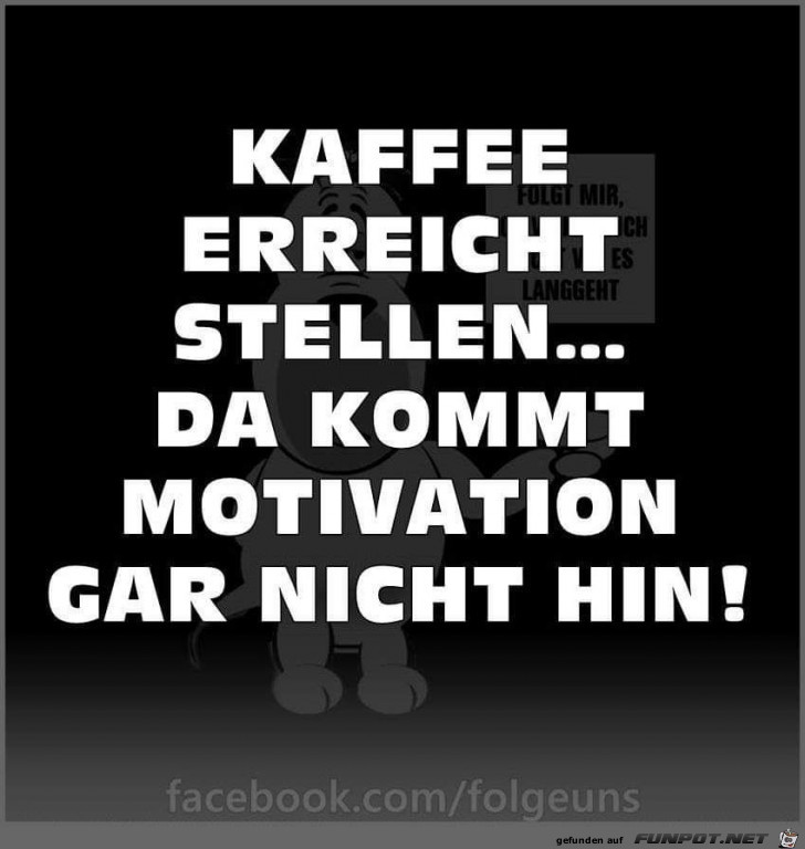 Kaffee erreicht Stellen