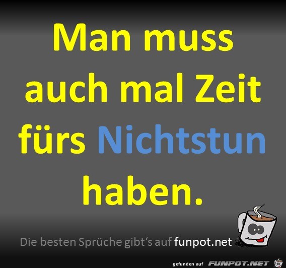 Nichtstun