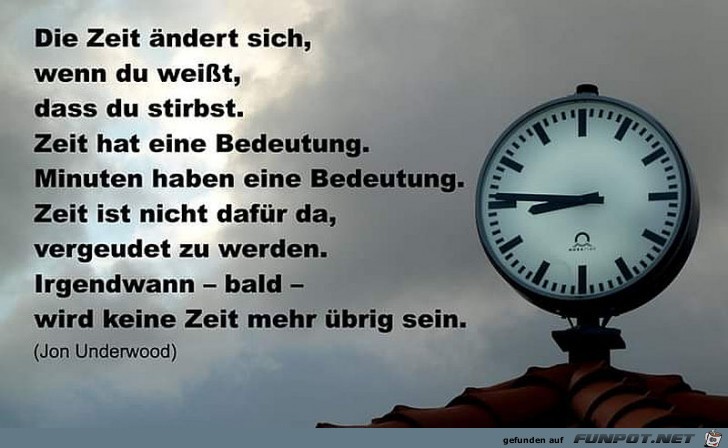 Die Zeit ändert sich Die Zeit ändert sich