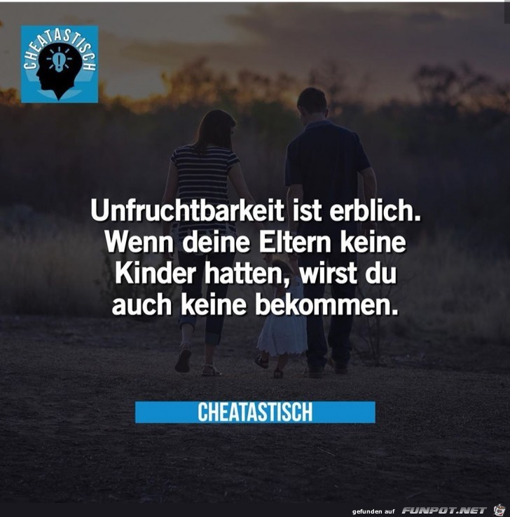 Unfruchtbarkeit ist erblich