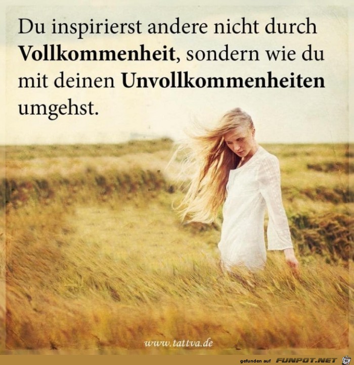 du inspirierst andere nicht