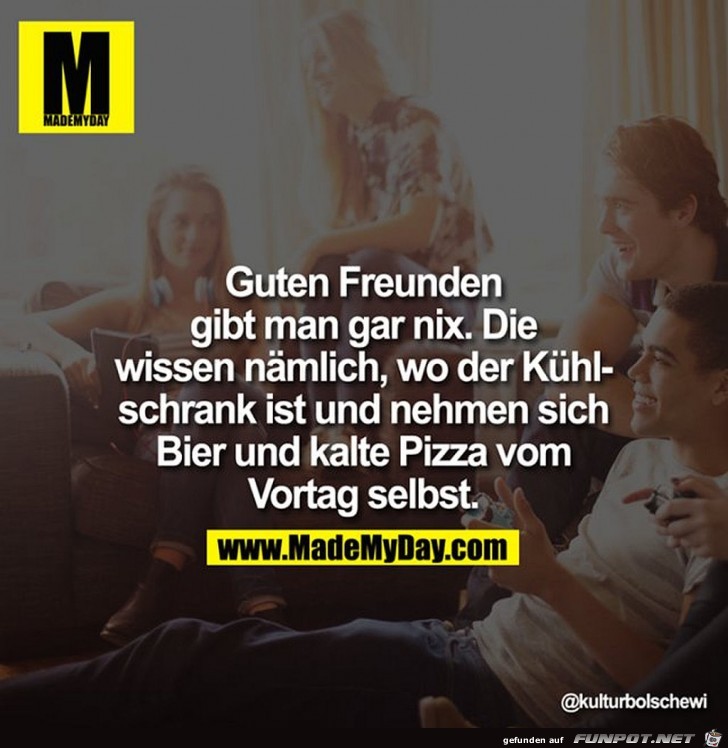 Gute Freunde kennen sich aus Gute Freunde kennen sich aus