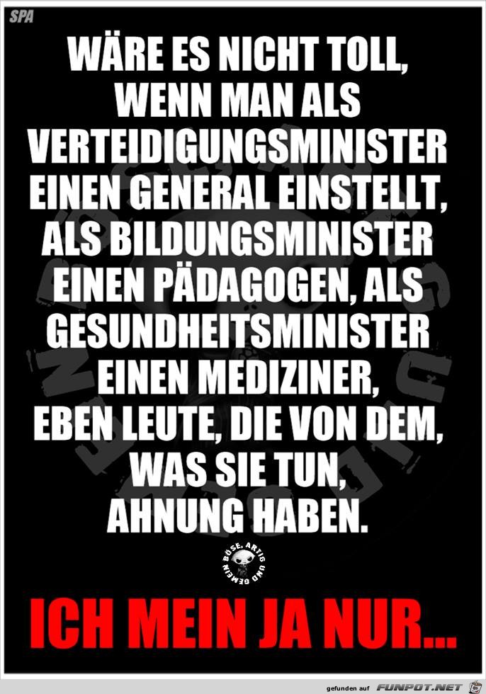 Ich mein ja nur Ich mein ja nur