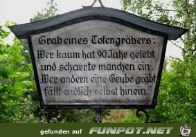 Grab eines Totengraebers