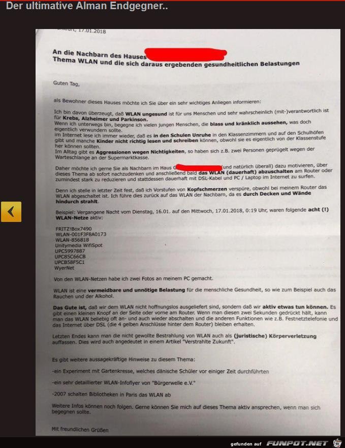 WLAN ist Körperverletzung WLAN ist Körperverletzung