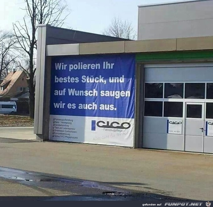 Wir saugen auch