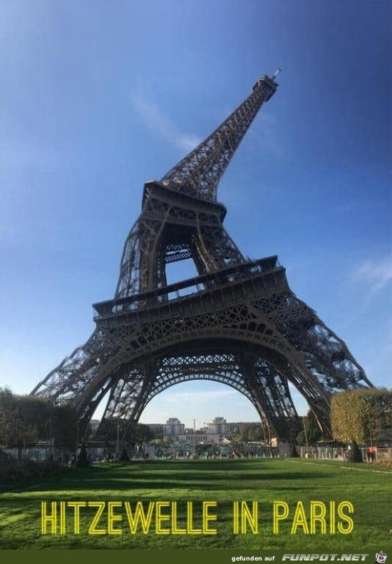 Hitzewelle in Paris Hitzewelle in Paris