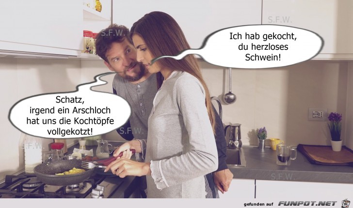 Ich habe gekocht