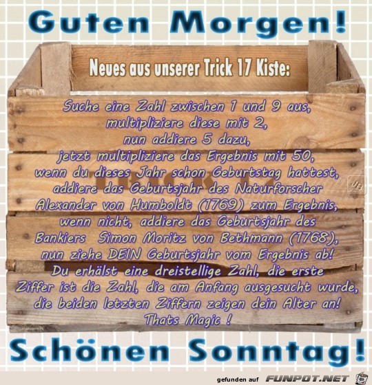 Sonntag Sonntag
