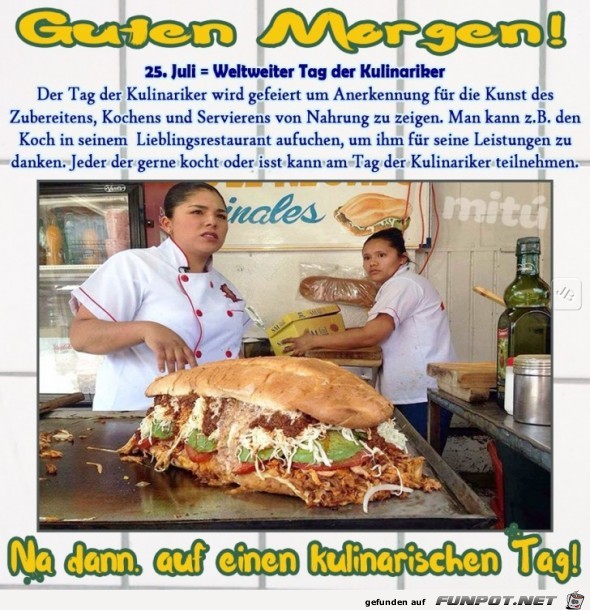 Kulinariker-Tag Kulinariker-Tag