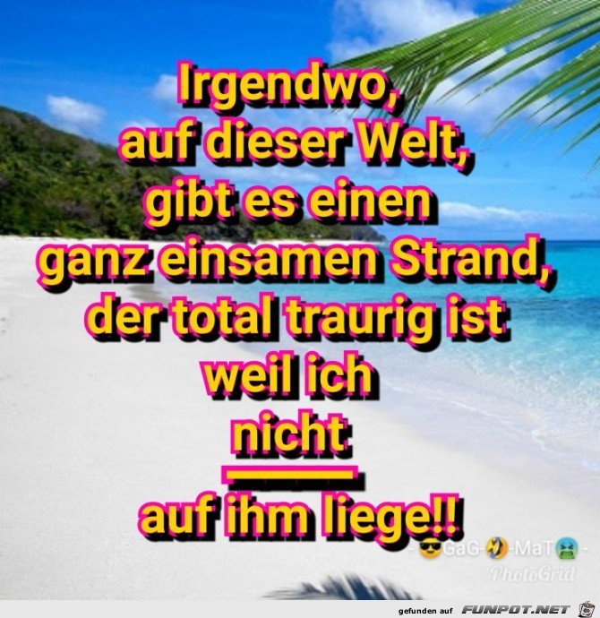Einsamer Strand Einsamer Strand