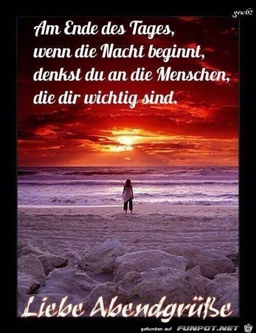 am Ende des Tages