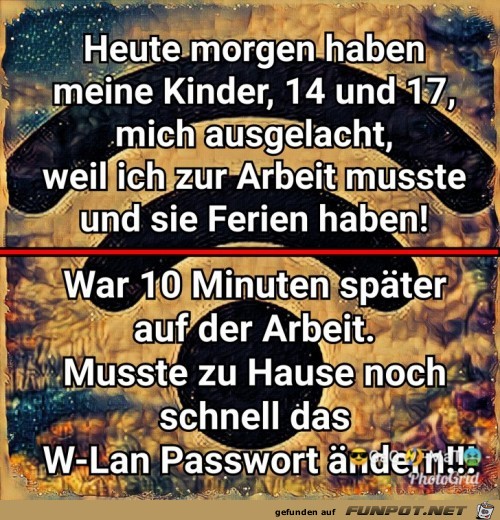 W-Lan Passwort W-Lan Passwort