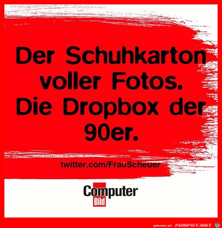 Schuhkarton mit Fotos Schuhkarton mit Fotos