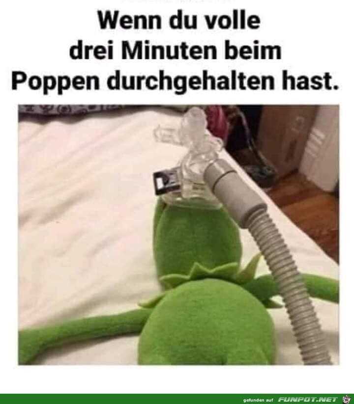 Du hast durchgehalten