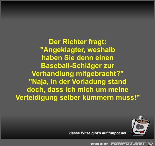 Der Richter fragt