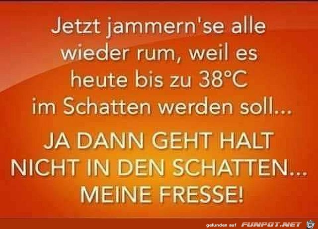 Es wird heiß Es wird heiß