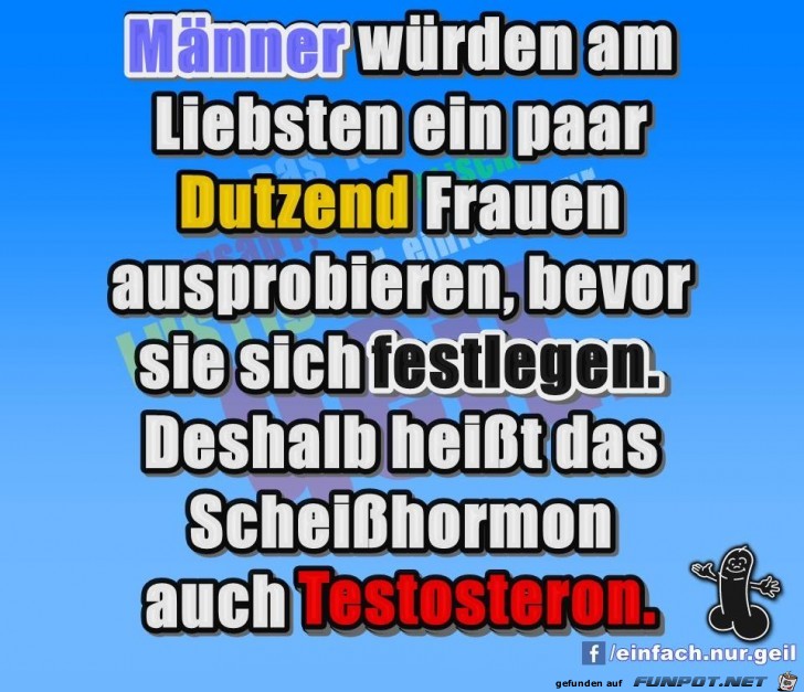 Testosteron... Testosteron...