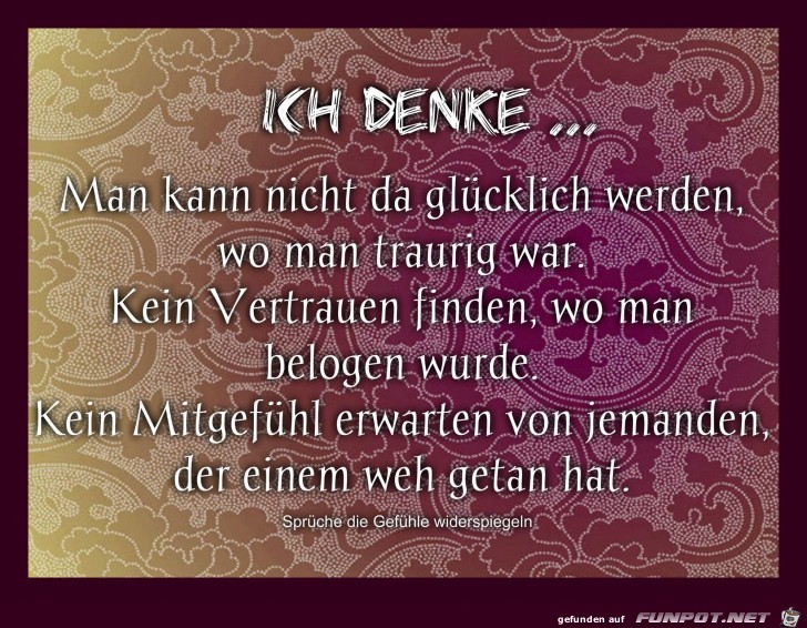 Ich denke