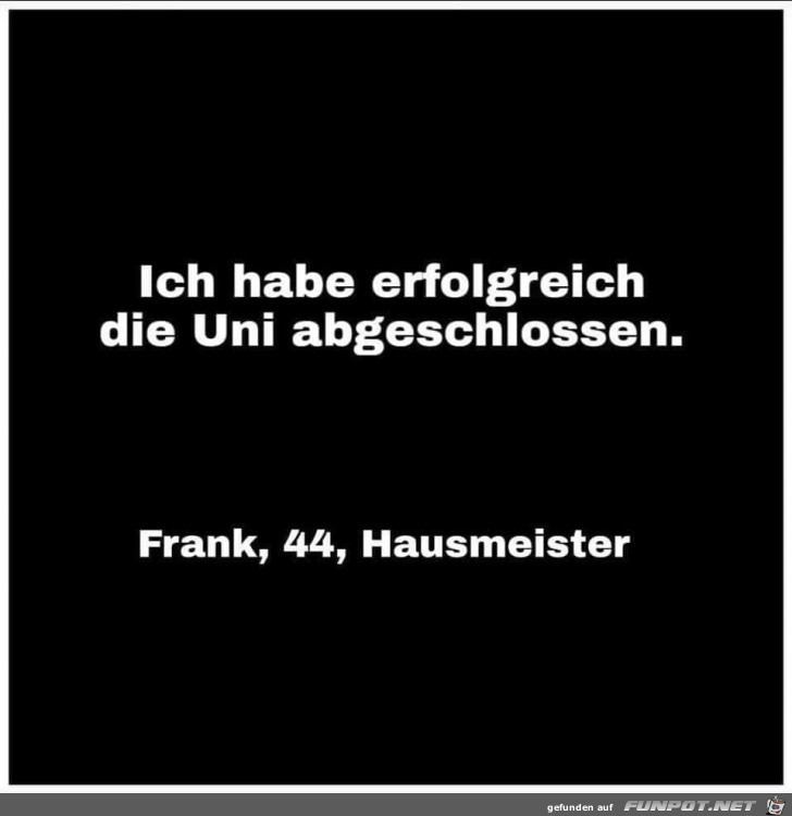 Uni abgeschlossen Uni abgeschlossen