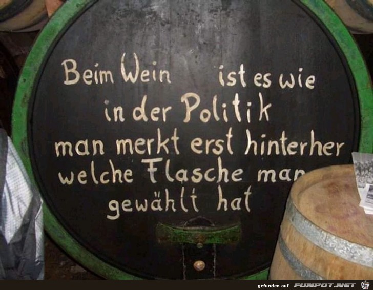Wein und Politik