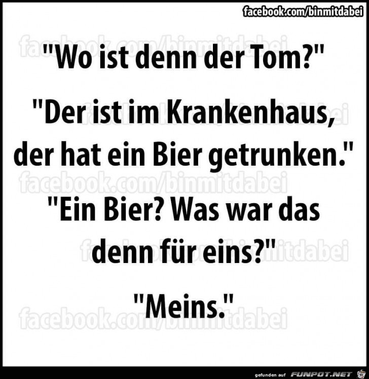 Wo ist Tom