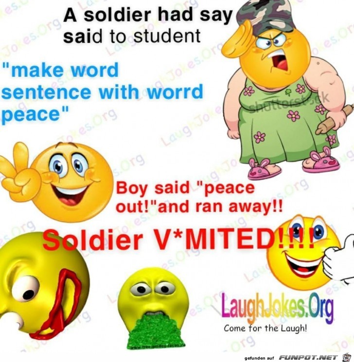 A soldier had say