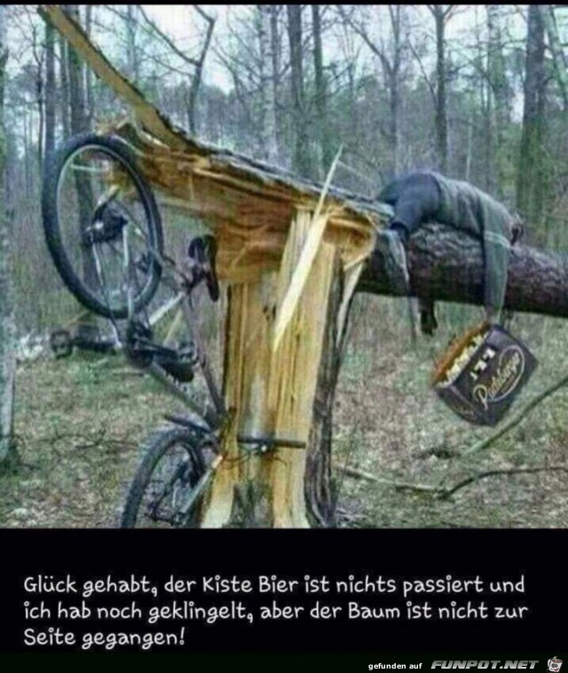 Der kiste Bier ist nichts passiert.....