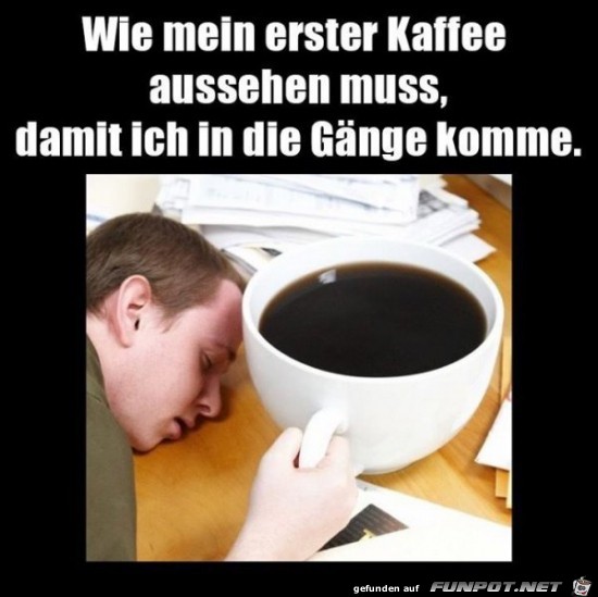 Ziemlich groer Kaffee