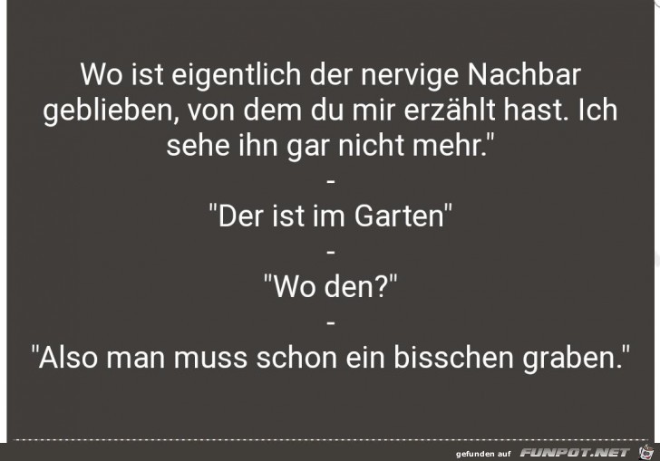 Vergraben Vergraben